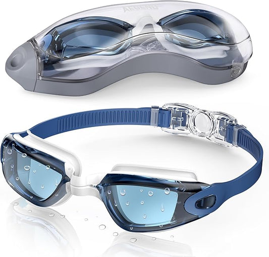 Aegend Swim Goggles, Swimming Goggles No Leaking Full Protection Adult Men Women Youth-StrideForce Fitness