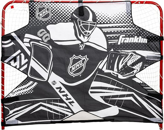 Franklin Sports NHL Street Hockey Goalie Shooting Target - Shooter Tutor Hockey Goal Practice Target - Street Hockey Net Goalie Target - Easy Attach Targe-StrideForce Fitness