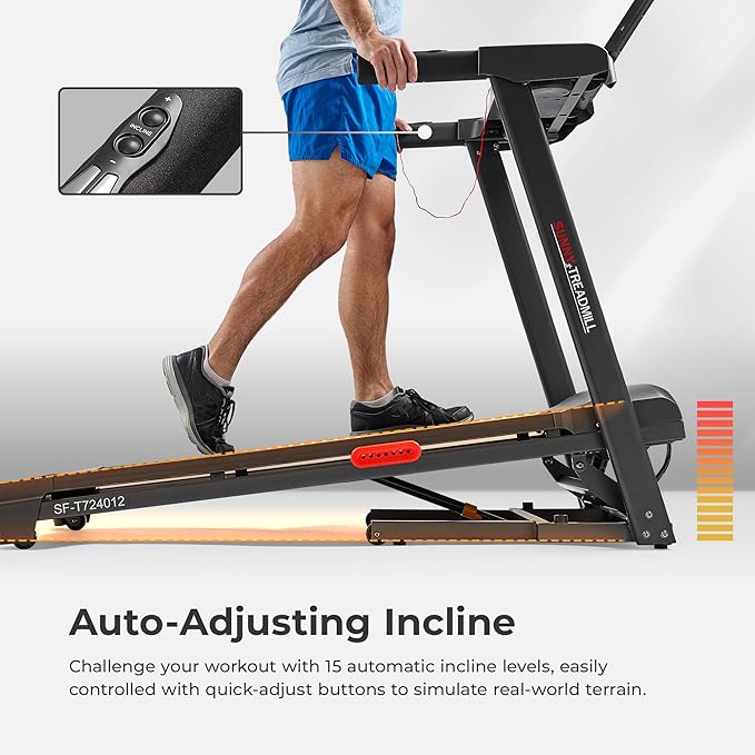 Sunny Health & Fitness Smart Wi-Fi Treadmills-StrideForce Fitness