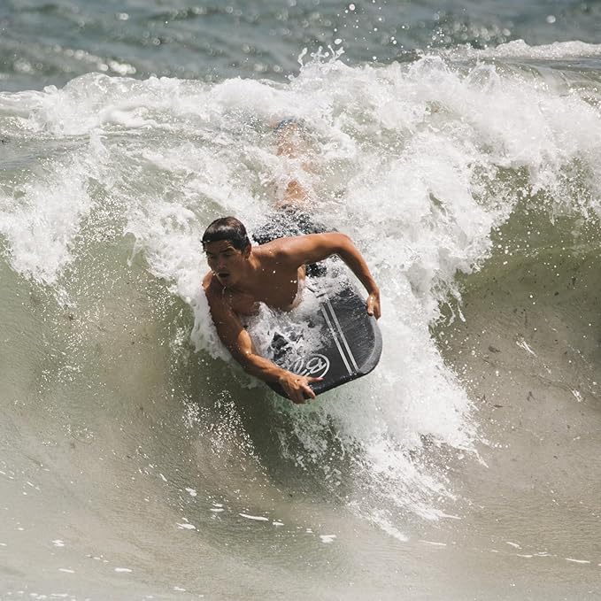 BZ BodyBoards - T-10 Progressive Series Bodyboard - HDPE Slick - Crescent Tail - PHUZION Core - 8lb Deck-StrideForce Fitness