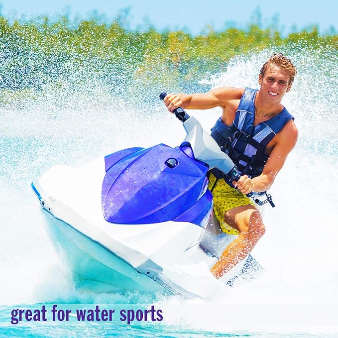 Mack's AquaBlock Swimming Earplugs, 3 Pair - Comfortable, Waterproof, Reusable Silicone Ear Plugs for Swimming, Snorkeling, Showering, Surfing and Bathing (Clear)-StrideForce Fitness