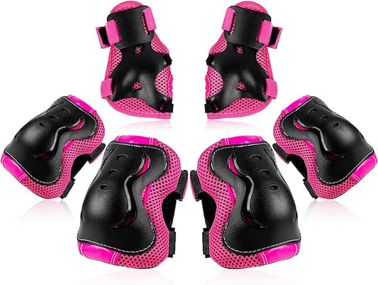 BOSONER Kids/Youth Knee Pad Elbow Pads Guards Protective Gear Set for Roller Skates Cycling BMX Bike Skateboard Inline Skatings Scooter Riding Sports-StrideForce Fitness
