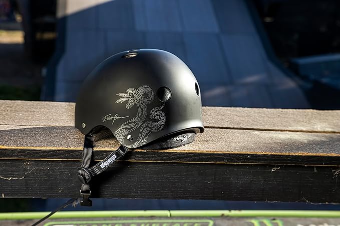 Triple Eight Deep Cover Helmet - Ideal for Skateboarding, Bicycling, BMX, and Roller Skating-StrideForce Fitness