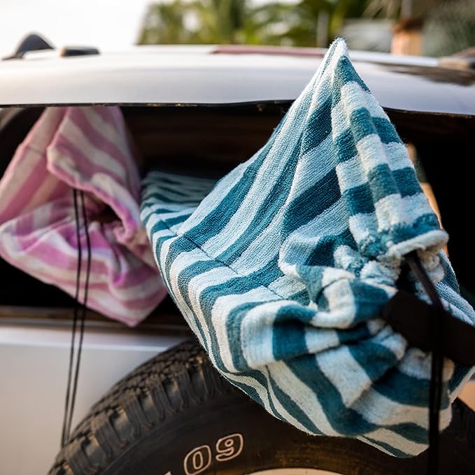 Surf Squared Surfboard Sock Cover and Paddleboard Cover - Lightweight Stretch Protective Surfboard Bag - Surfing Accessories - Shortboard, Longboard, Hybrid, Wakesurf, Standup Paddleboard SUP-StrideForce Fitness