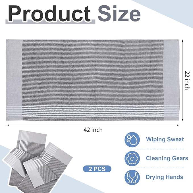 Mixweer Caddy Golf Towel 22" x 42" Large Caddy Towel Camping Sport Towels Cotton Soft Towels for Man Golf Lovers-StrideForce Fitness