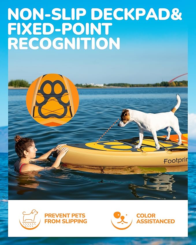 Bigfly 11'6×35" Super Wide Inflatable Stand Up Paddle Board, Ultra Stable Wide SUP for 2+1 People/Family/Big Size, 100L Backpack, All-Round Sup Board, US Big Fin-StrideForce Fitness