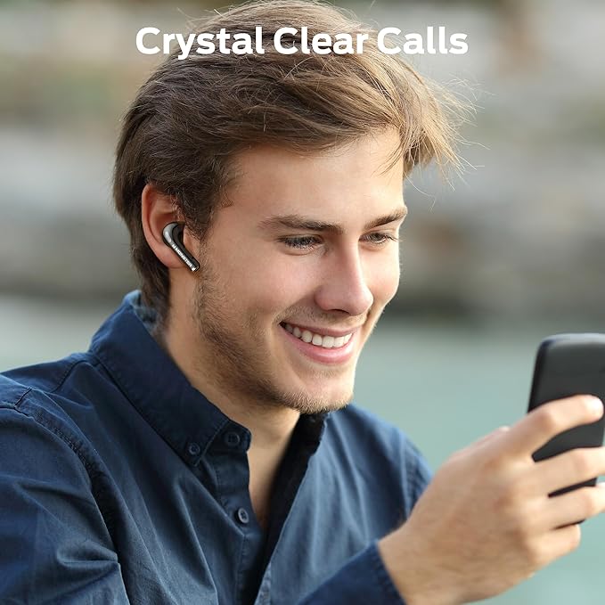 Monster N-Lite 208 Wireless Earbuds, Bluetooth Earbuds Touch Control, Bluetooth Headphones with 30H Playtime, Wireless Headphones Type-C Fast Charging, Clear Call, Comfortable Fit for Running-StrideForce Fitness