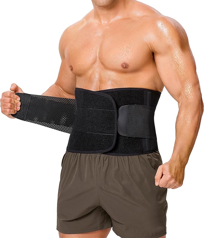 TAILONG Neoprene Waist Trimmer Ab Belt for Men Waist Trainer for Women Corset Slimming Body Shaper Workout Sauna Sweat Band-StrideForce Fitness