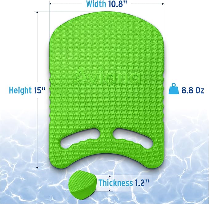 Junior Kickboard Buoy for Youth Children & Toddlers Swimming Aid & Exercise Training Board for Kids to Learn to Swim with Kick Boards in Pool BPA Free-StrideForce Fitness
