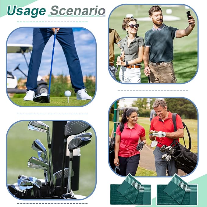 Mixweer Caddy Golf Towel 22" x 42" Large Caddy Towel Camping Sport Towels Cotton Soft Towels for Man Golf Lovers-StrideForce Fitness
