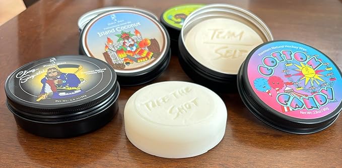 Hockey Wax Premium Natural Hockey Stick Wax – Protect Hockey Tape Provide Perfect Tacky Grip for Hockey Stick Tape Protect Hockey Stick Blade from Water Ice and Snow-StrideForce Fitness