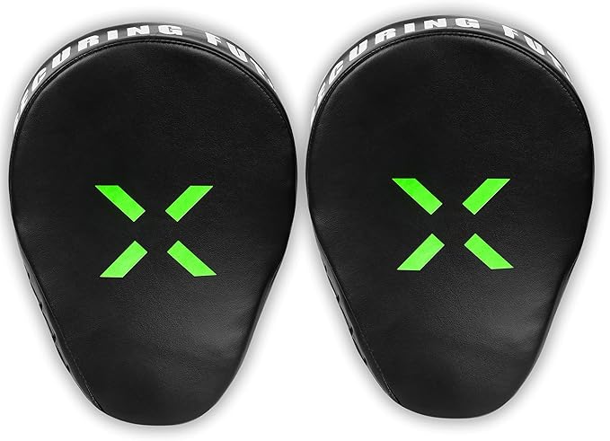 Punching Mitts for Boxing Leather Curved Punch Mitts Men & Women MMA Training Equipment Muay Thai Sparring Training Mitts MMA Hitting Pads Available Multiple Colors-StrideForce Fitness