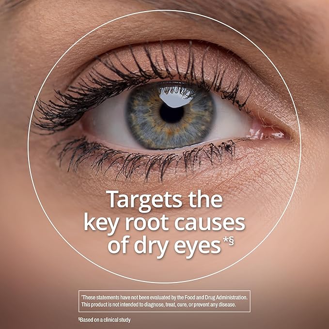 BLINK NutriTears Clinically Proven Supplement for Dry Eyes, 50 Softgels, Eye Care Supplement to Hydrate Eyes from Within for Long Lasting Relief You Can Feel-StrideForce Fitness