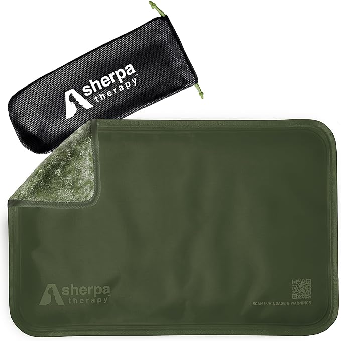 Medium Flexible Gel Ice Packs for Injuries Reusable - Soft Hot and Cold Packs for Injuries for Ankle, Arm, Foot, Leg, Back Pain Relief - 8" x 12" - Green-StrideForce Fitness