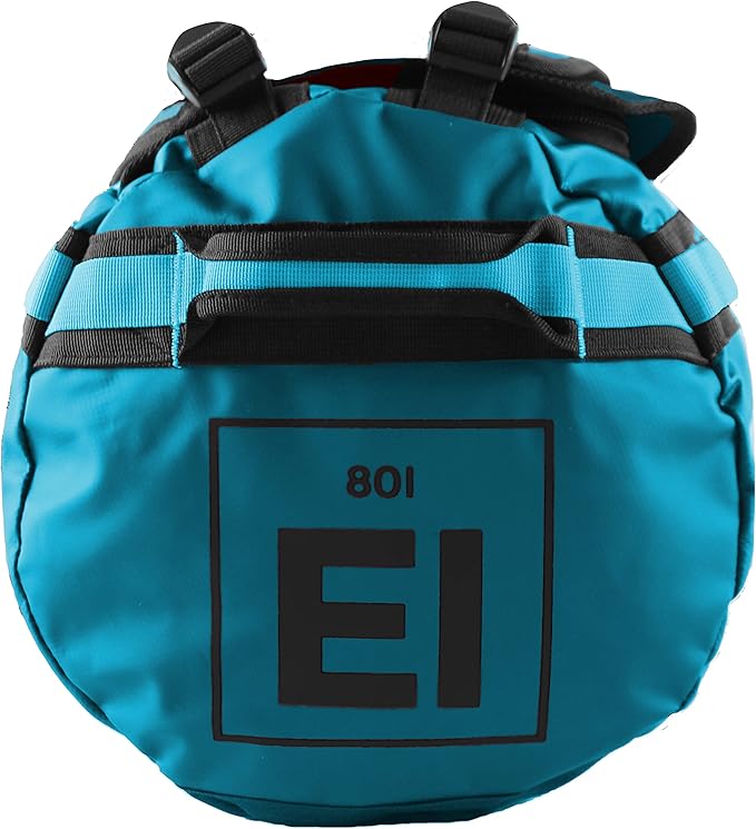 Element Equipment Trailhead Duffel Bag Shoulder Straps Waterproof Teal Medium-StrideForce Fitness