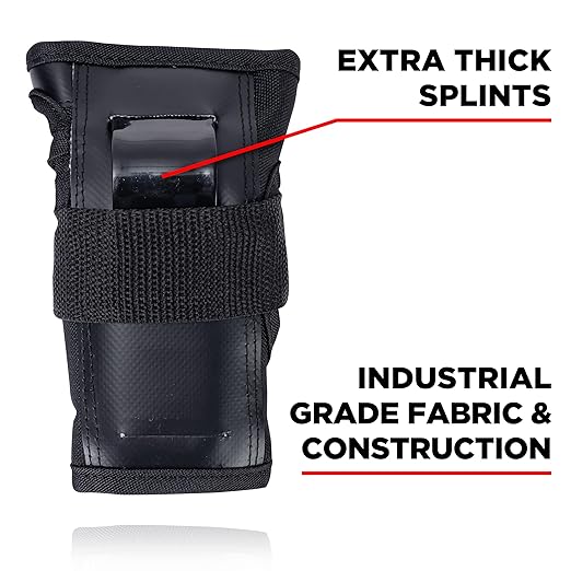 187 Killer Pads Six Pack Pad Set, Elbow Pads, Knee Pads, and Wrist Guards - Ideal for Skateboarding, Roller Skating, and Inline Skating-StrideForce Fitness