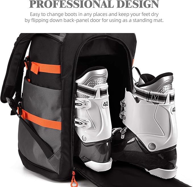 Ski/Snowboard Boot Bag/Skating Bag | Excellent for Store and Transport Gear, Jacket, Helmet, Goggles, Gloves & Accessories-StrideForce Fitness