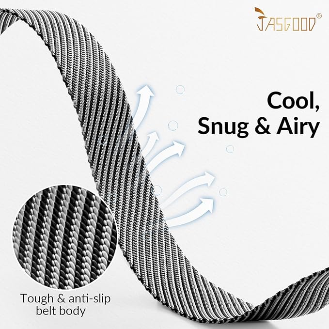 JASGOOD Nylon Canvas Breathable Military Tactical Men Waist Belt With Plastic Buckle-StrideForce Fitness