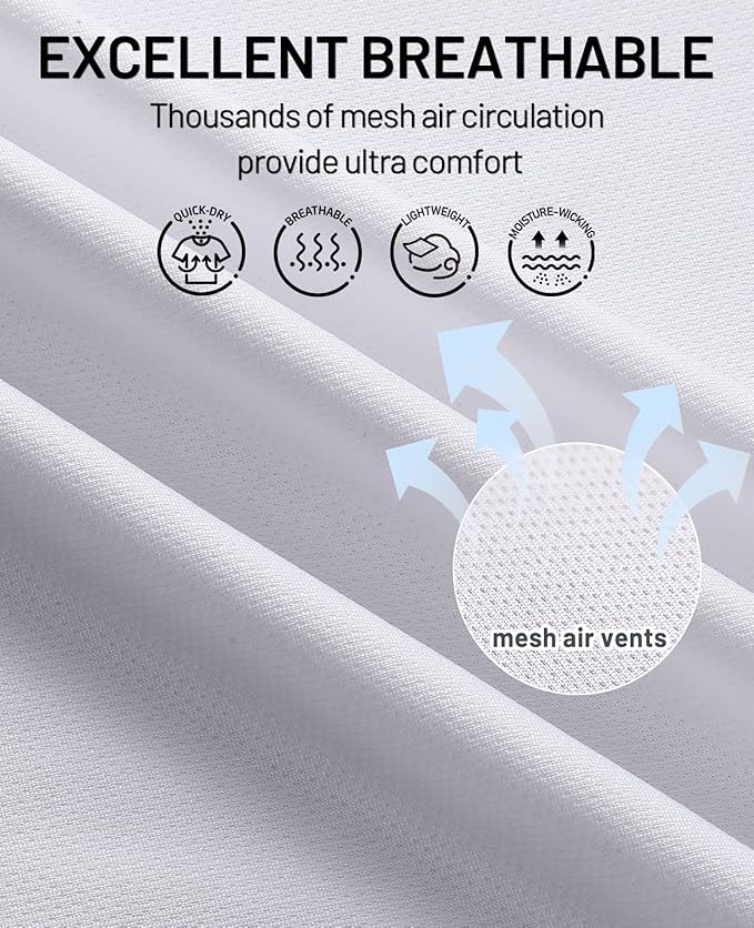 MIER Men's Quick Dry Workout Shirts Moisture Wicking Running Athletic Performance T-Shirts Recycled Polyester Top Tee-StrideForce Fitness