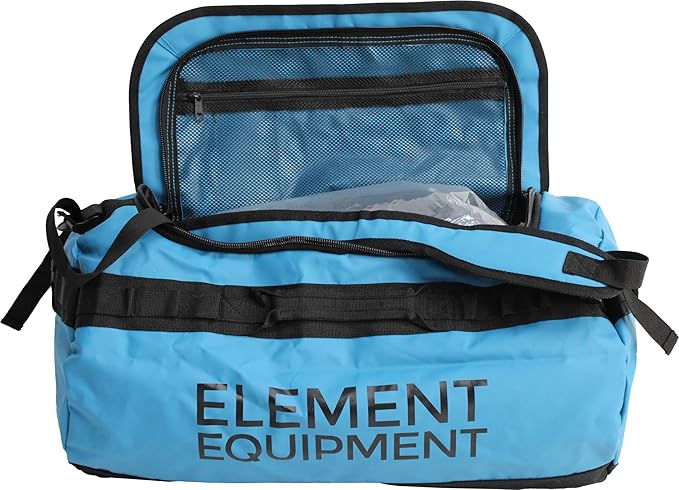 Element Equipment Trailhead Duffel Bag Shoulder Straps Waterproof Fjord Reef Large-StrideForce Fitness