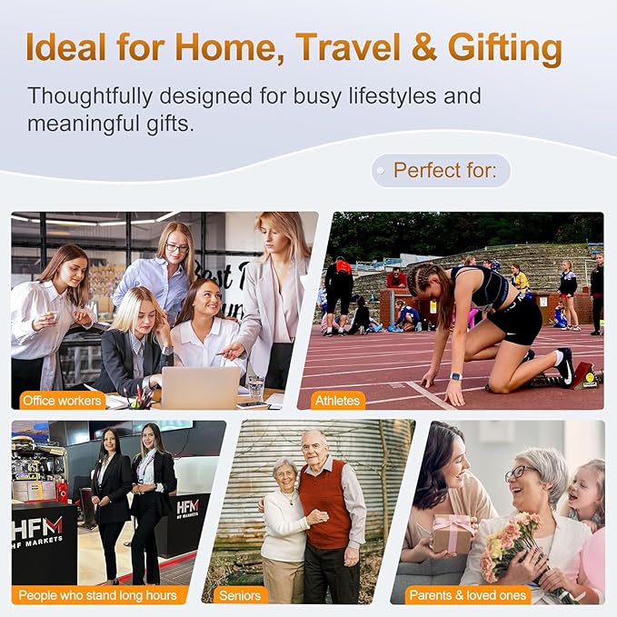 Lymphatic Drainage Massager, Anti-Cellulite & Stretch Mark Reduction Body Sculpting Machine for Legs, Arms & Belly, Skin Firming & Fat Loss, with Microcurrent, Heat, Light & Vibration-StrideForce Fitness