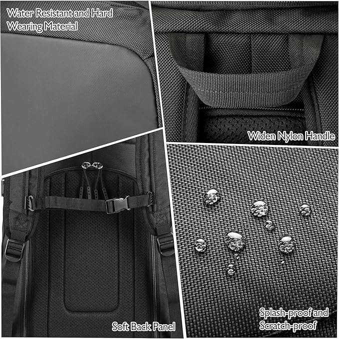 Unigear Ski Boot Bag, 70L Ski Boot Travel Backpack for Ski Helmet, Goggles, Gloves, Skis, Snowboard & Accessories（Black）-StrideForce Fitness