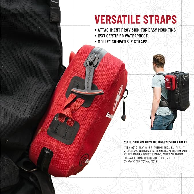 Surviveware 98-Piece Waterproof Premium First Aid & Survival Kit - Comprehensive Emergency Preparedness Gear for Camping, Hiking, Backpacking, and Outdoor Adventures-StrideForce Fitness