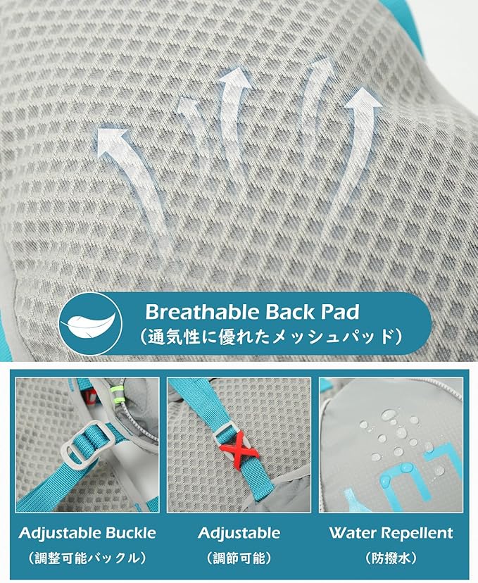 TRIWONDER Hydration Backpack Lightweight Water Pack for Men Women Hydration Pack for Cycling, Running, Hiking and Biking-StrideForce Fitness