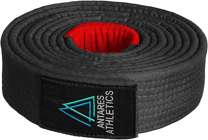 BJJ Belt for Men & Women Brazilian Jiu Jitsu Belt with Ranking Stripes Sleeve Bar Kids Jiu Jitsu Gi Belt-StrideForce Fitness