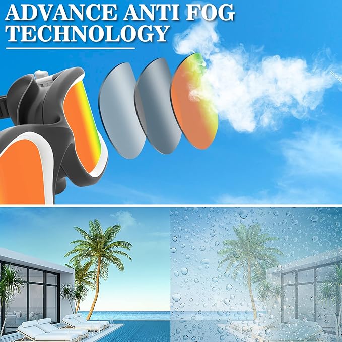 WIN.MAX Polarized Swimming Goggles Swim Pool Goggles Anti Fog Anti UV No Leakage Clear Vision for Men Women Adults Teenagers-StrideForce Fitness