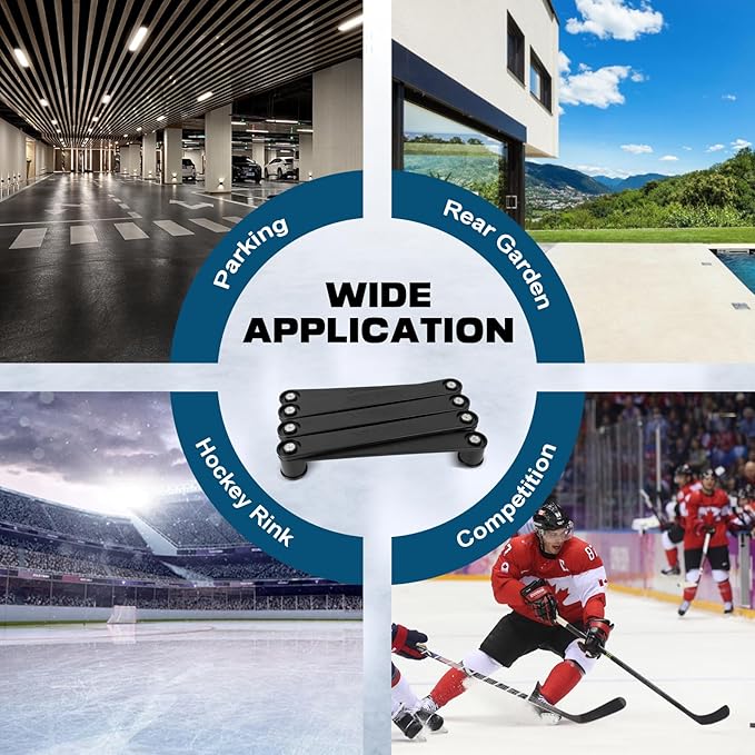 Hikeen 7-Sections Hockey Training Equipment,Magnetic Adjustable Size Hockey Stick Handling Trainer,Portable Stickhandling Training Tool for Puck Control, Reaction Time and Coordination-StrideForce Fitness