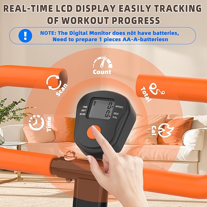 Stair Stepper for Home, Folding Vertical Climber Workout Machine for Full-Body Exercise Stair Stepper with Stable Frame Adjustable Handlebar & Pedals-StrideForce Fitness