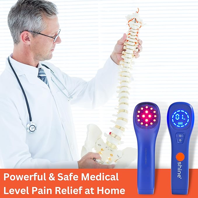 Red Light Therapy for Body - Clinical Grade Red Light Therapy Plus Infrared Light Therapy - LED Light Dual Wavelength 660/850nm. Joint and Muscle Infrared Red Light Therapy Device High Power by SHINE-StrideForce Fitness