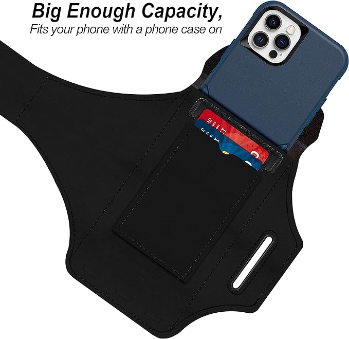 Armband for Samsung Galaxy S24 Ultra/S23 Ultra/S22 Ultra/S21 Ultra/S20 Ultra/S24+/S23+/S22+/S21+/S20+/S10+/S9+/S8+, with Zipper Pocket for for Galaxy Buds and Car Key(Purple)-StrideForce Fitness