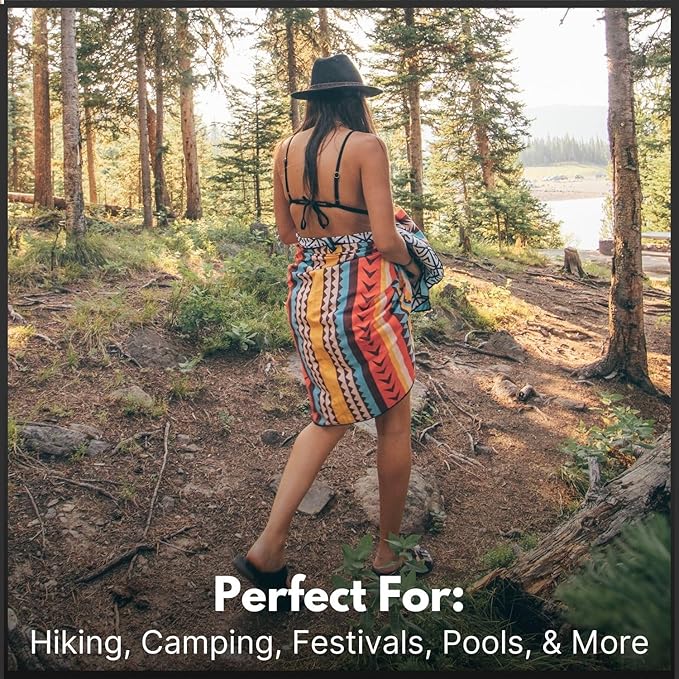 ECCOSOPHY Microfiber Beach Towel - Sand Free Towels are Quick Dry, Light Weight, Super Absorbent - Perfect Pool, Travel, Cruise, Camping Essentials - Oversized Extra Large for Adults 71x35 in-StrideForce Fitness