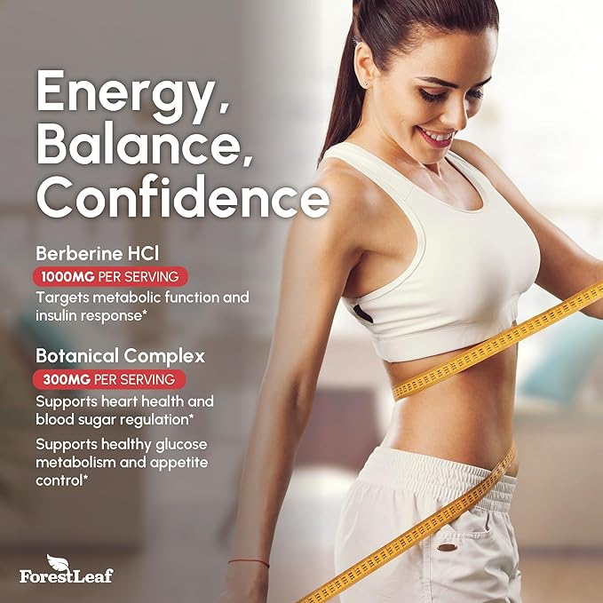 Berberine Supplement 1300mg per Serving- 97% Tested Ultra High Potency Berberine HCl with Ceylon Cinnamon, Bitter Melon & Gymnema, 10:1 Extract Berberis Supplements, Weight Management, 90 Veggie Caps-StrideForce Fitness