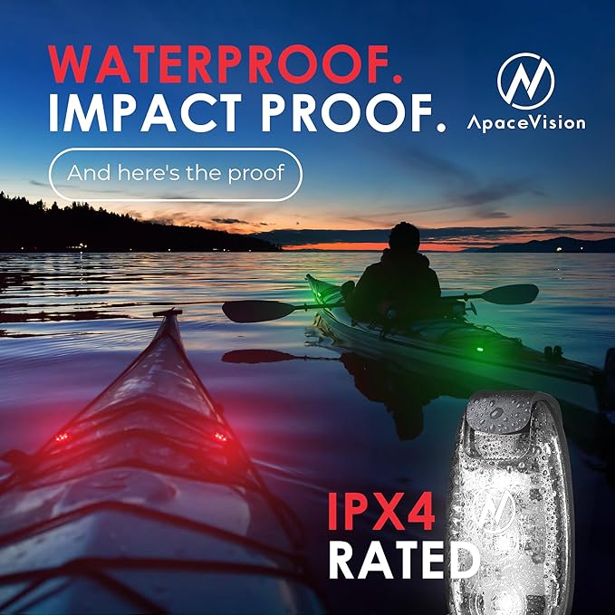 LED Safety Light (2 Pack) - Clip On Strobe/Running Lights for Runners, Dog, Bike, Walking, Boat, Kayak, Stroller and More - High Visibility Accessories for Your Reflective Gear, Bicycle-StrideForce Fitness