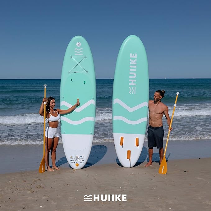 Inflatable Paddle Board for Adults with Accessories Included, Oar, Fins, Pump. Stand Up Paddleboard Great Stability and Resistance. 10’ x 33" x 5.9", Maximum Load 286 lb-StrideForce Fitness