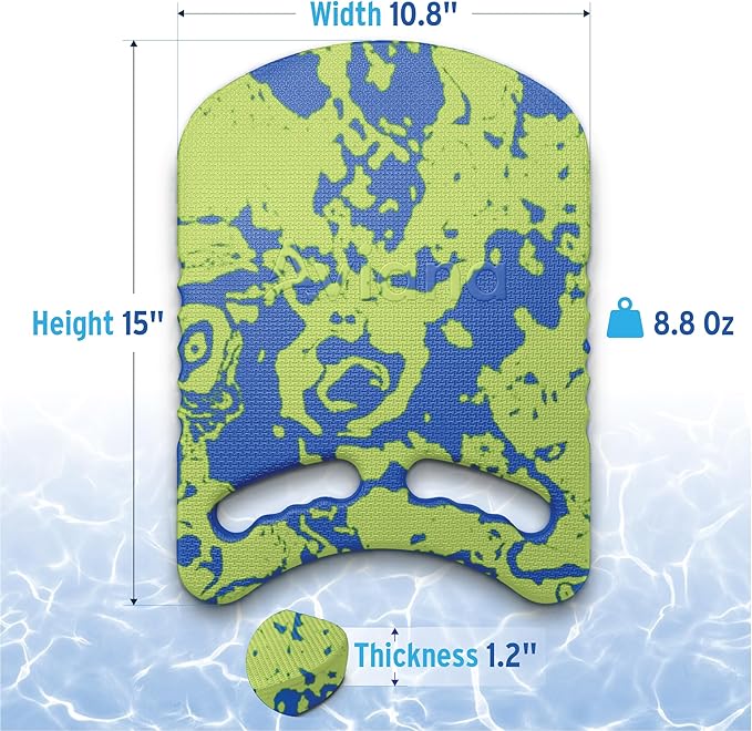 Junior Kickboard Buoy for Youth Children & Toddlers Swimming Aid & Exercise Training Board for Kids to Learn to Swim with Kick Boards in Pool BPA Free-StrideForce Fitness