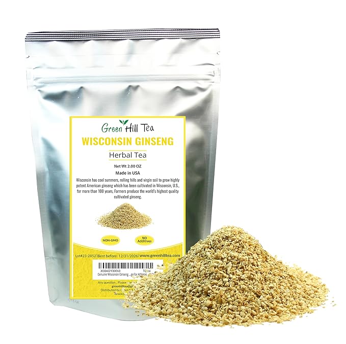 Genuine Wisconsin Ginseng Tea, A Refreshing Favourite beverage for Athletes – 2 Oz Bag-StrideForce Fitness