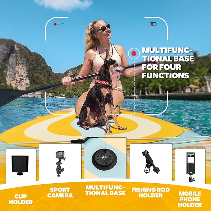 Starcity 11'6"*34"*6" Stand Up Paddle Board,Inflatable Paddle Boards for Adults w/a Simple and Non Slip Design, Moderate Length and Easy Operation, Suitable for Adults.-StrideForce Fitness