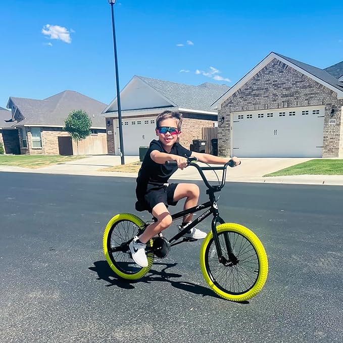 JOYSTAR Brockway Freestyle Kids BMX Bikes 20" 24" Kids Bicycles for 6-14 Years Old Boys Girls and Beginner-Level Riders 2 Pegs Multiple Colors-StrideForce Fitness