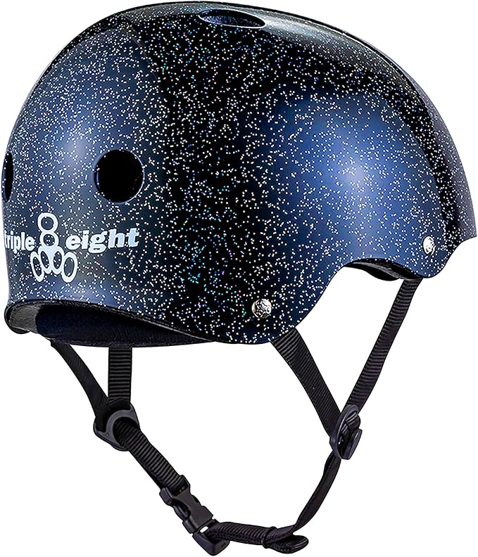 Triple Eight Deep Cover Helmet - Ideal for Skateboarding, Bicycling, BMX, and Roller Skating-StrideForce Fitness