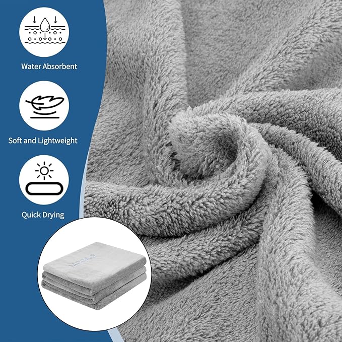Infrared Sauna Blanket Towel Inserted 30" x 70" Reusable Machine Washable Insert Towel Easy Detoxification Simplifies Clean-Up Super Absorbent Perfect Companion for Infrared Sauna Blanket (Gray)-StrideForce Fitness