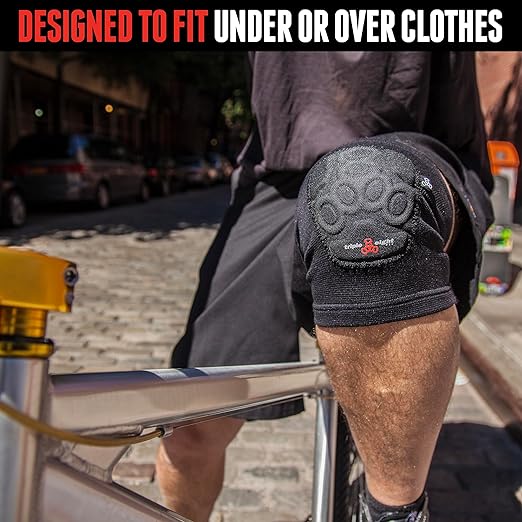Triple Eight Covert Knee Pads – Ideal for Roller Skating, Biking, BMX, and Skateboarding-StrideForce Fitness