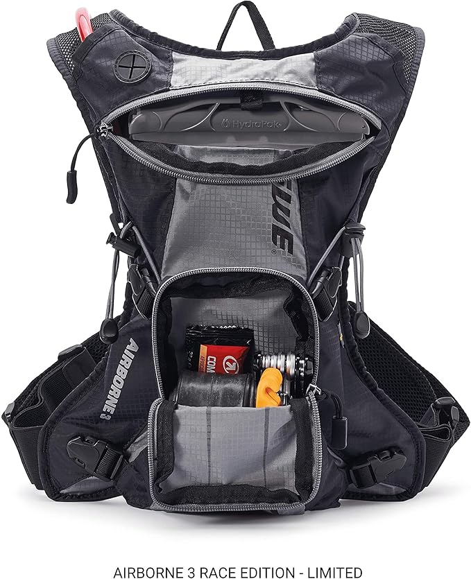 USWE Airborne Limited Race Edition with Water Bladder Included, Hydration Backpack for Men and Women, Ideal for MTB, Cycling, Mountain Biking-StrideForce Fitness