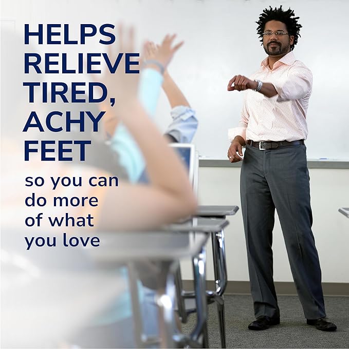 Dr. Scholl’s Energizing Comfort Men’s Everyday Insoles with Massaging Gel - Clinically Proven, All-Day Energy and Comfort Inserts, Patented Triple Gel Design, Shock Absorbing, Arch Support: 2 Pairs-StrideForce Fitness