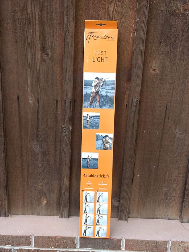 4 Stable Sticks® Essential 4 Points Bipod Shooting Sticks - Lightweight Aluminium, Extrem Stability for Hunting and Shooting, Foldable and transportable-StrideForce Fitness