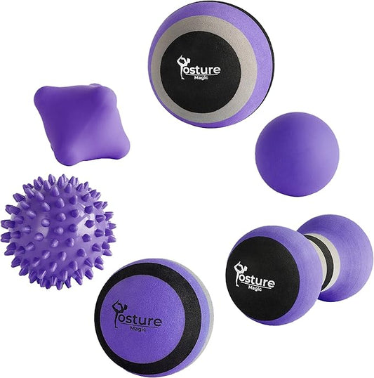 Posture Magic Massage Ball Kit for Myofascial Trigger 6 -