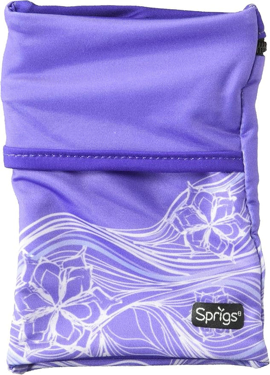 Sprigs Banjees 2 Pocket Wrist Wallet/Wrist Band/Wrist Pocket for Travel, Walking, & Running. Wallet Pouch That Holds Cash, Card, ID's, and More-StrideForce Fitness